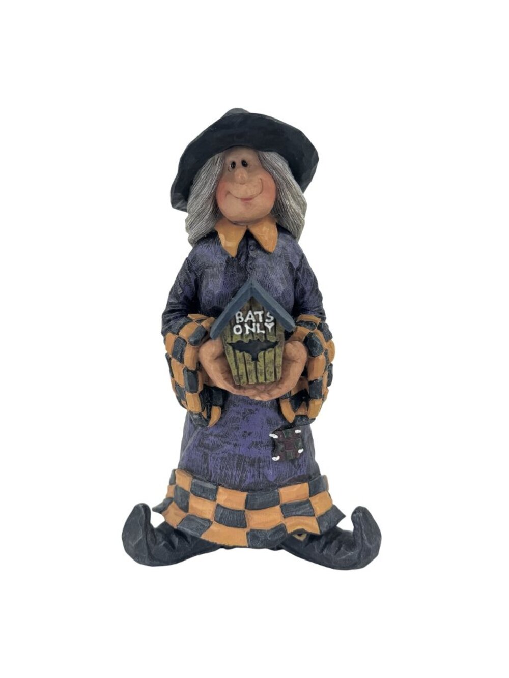 2000 Boyds Bears Endora Spellbinder Witch Figurine "Bats Only" Carvers Choice